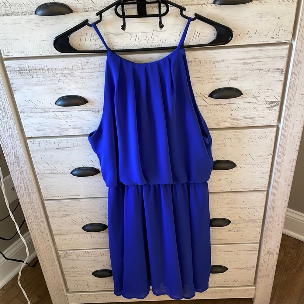 Francesca’s Blue Dress